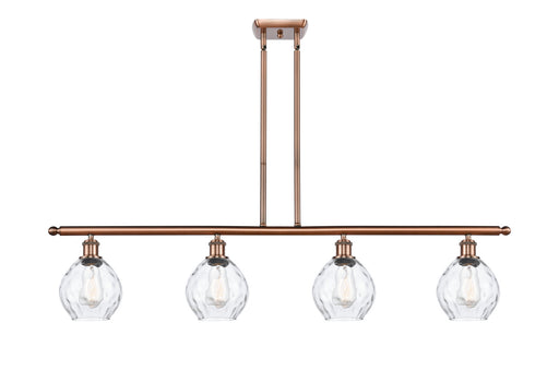 Innovations - 516-4I-AC-G362 - Four Light Island Pendant - Ballston - Antique Copper
