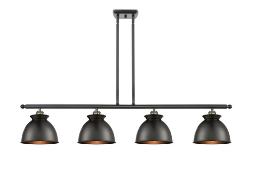 Innovations - 516-4I-BAB-M14-BK - Four Light Island Pendant - Ballston - Black Antique Brass