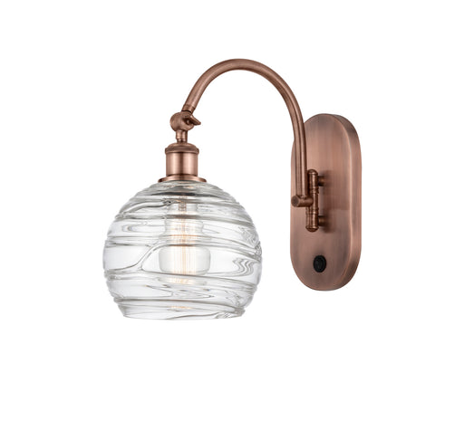 Innovations - 518-1W-AC-G1213-8 - One Light Wall Sconce - Ballston - Antique Copper