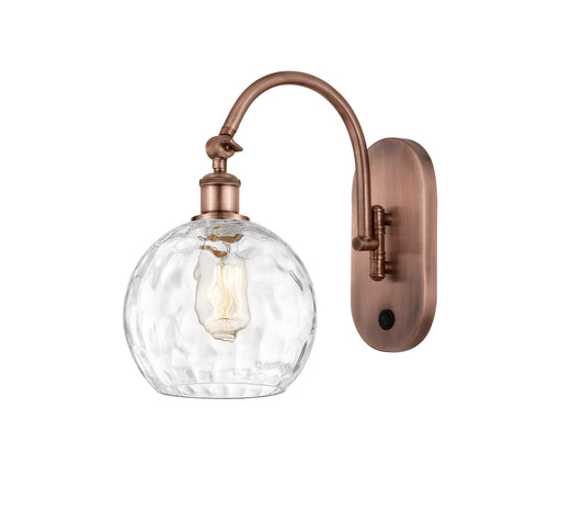 Innovations - 518-1W-AC-G1215-8 - One Light Wall Sconce - Ballston - Antique Copper