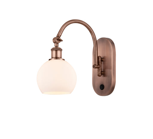 Innovations - 518-1W-AC-G121-6 - One Light Wall Sconce - Ballston - Antique Copper