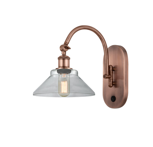 Innovations - 518-1W-AC-G132-LED - LED Wall Sconce - Ballston - Antique Copper