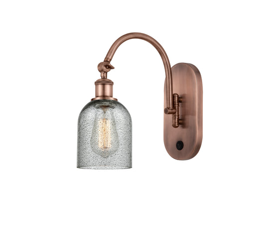 Innovations - 518-1W-AC-G257-LED - LED Wall Sconce - Ballston - Antique Copper
