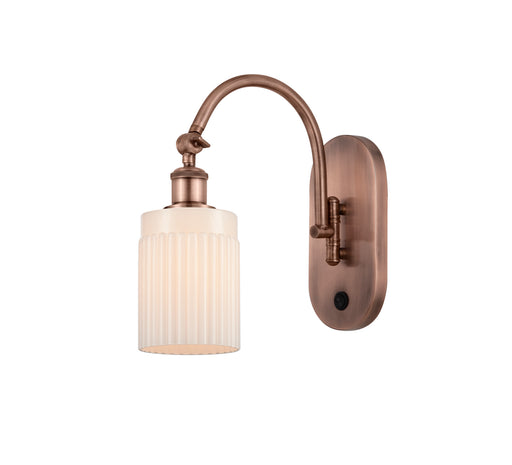 Innovations - 518-1W-AC-G341 - One Light Wall Sconce - Ballston - Antique Copper