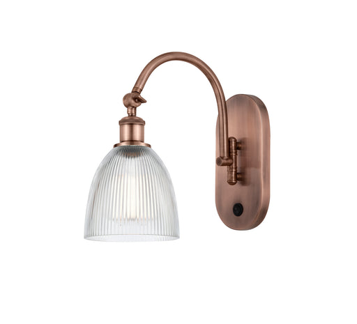 Innovations - 518-1W-AC-G382-LED - LED Wall Sconce - Ballston - Antique Copper