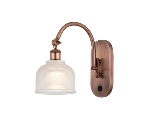 Innovations - 518-1W-AC-G411 - One Light Wall Sconce - Ballston - Antique Copper