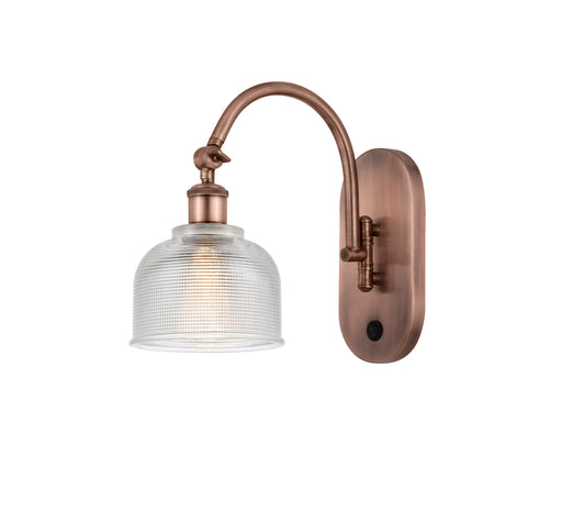 Innovations - 518-1W-AC-G412 - One Light Wall Sconce - Ballston - Antique Copper
