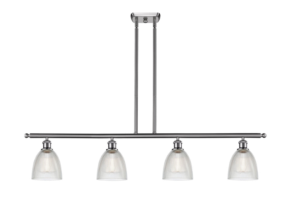 Innovations - 516-4I-SN-G382 - Four Light Island Pendant - Ballston - Brushed Satin Nickel