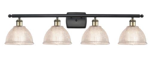 Ballston LED Bath Vanity Black Antique Brass