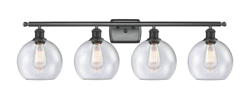 Innovations - 516-4W-BK-G124-8-LED - LED Bath Vanity - Ballston - Matte Black