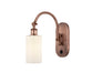 Innovations - 518-1W-AC-G801 - One Light Wall Sconce - Ballston - Antique Copper