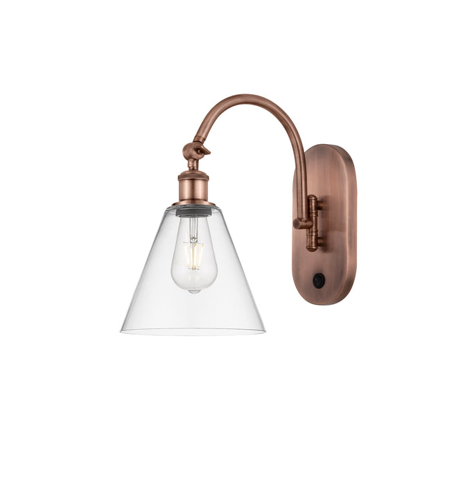 Innovations - 518-1W-AC-GBC-82 - One Light Wall Sconce - Ballston - Antique Copper