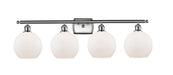 Innovations - 516-4W-SN-G121-8-LED - LED Bath Vanity - Ballston - Brushed Satin Nickel