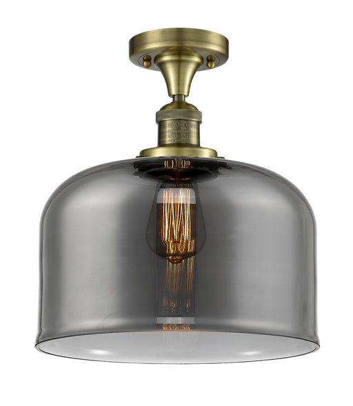 Innovations - 517-1CH-AB-G73-L - One Light Semi-Flush Mount - Franklin Restoration - Antique Brass