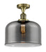 Innovations - 517-1CH-AB-G73-L-LED - LED Semi-Flush Mount - Franklin Restoration - Antique Brass