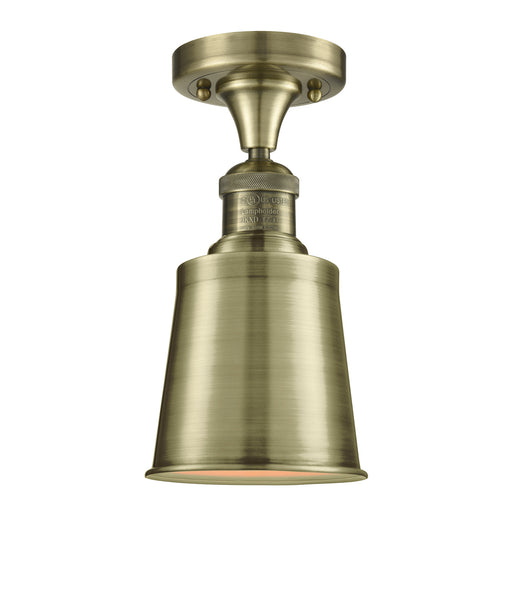 Innovations - 517-1CH-AB-M9-AB - One Light Semi-Flush Mount - Franklin Restoration - Antique Brass