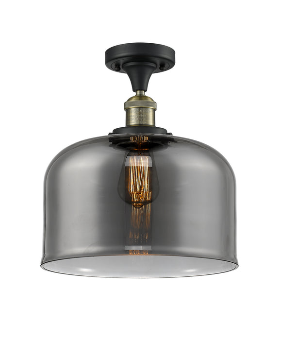 Innovations - 517-1CH-BAB-G73-L - One Light Semi-Flush Mount - Franklin Restoration - Black Antique Brass