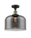 Innovations - 517-1CH-BAB-G73-L - One Light Semi-Flush Mount - Franklin Restoration - Black Antique Brass
