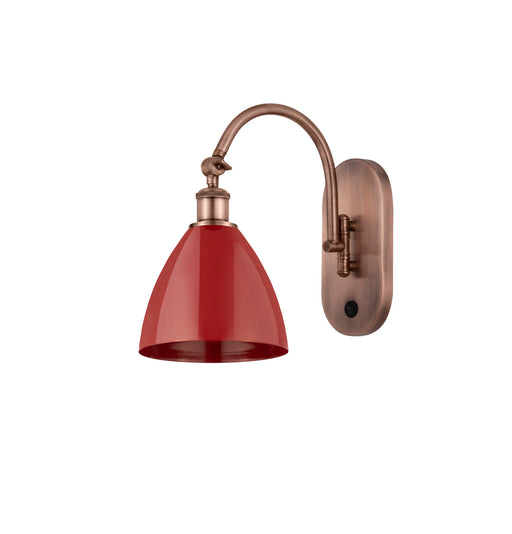 Innovations - 518-1W-AC-MBD-75-RD-LED - LED Wall Sconce - Ballston - Antique Copper