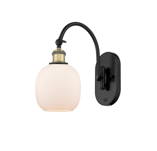 Innovations - 518-1W-BAB-G101 - One Light Wall Sconce - Ballston - Black Antique Brass