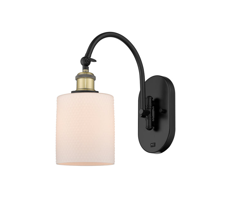 Innovations - 518-1W-BAB-G111 - One Light Wall Sconce - Ballston - Black Antique Brass