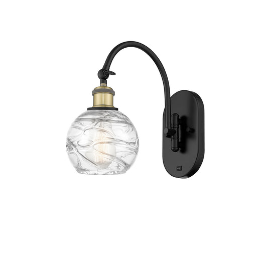 Ballston One Light Wall Sconce Black Antique Brass
