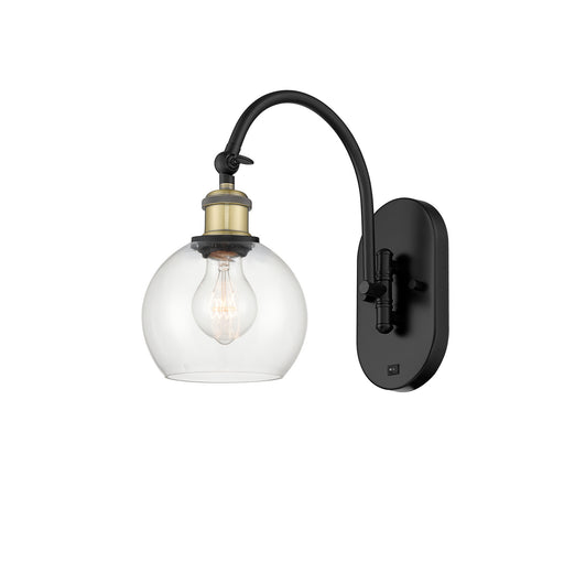 Innovations - 518-1W-BAB-G122-6 - One Light Wall Sconce - Ballston - Black Antique Brass