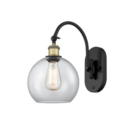 Innovations - 518-1W-BAB-G122-8 - One Light Wall Sconce - Ballston - Black Antique Brass