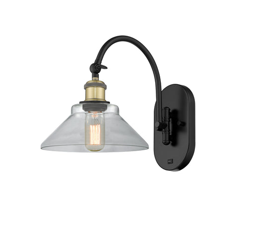 Innovations - 518-1W-BAB-G132 - One Light Wall Sconce - Ballston - Black Antique Brass