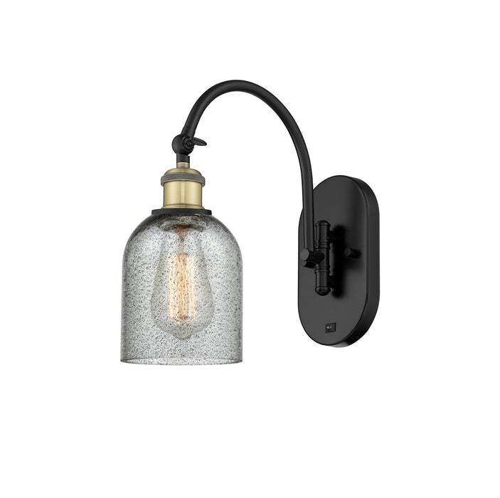 Innovations - 518-1W-BAB-G257 - One Light Wall Sconce - Ballston - Black Antique Brass