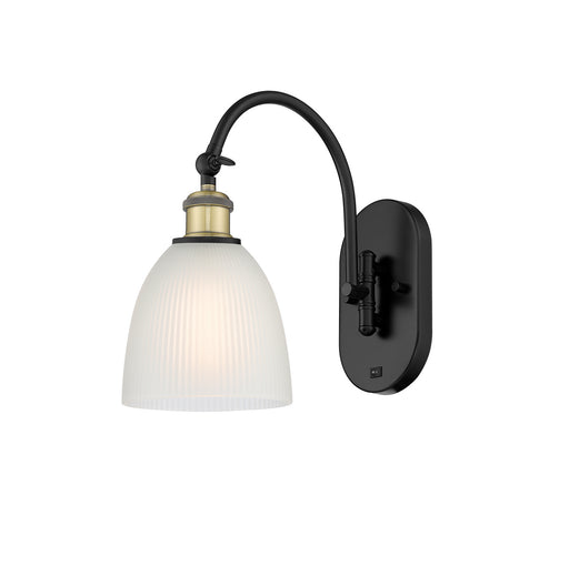Ballston LED Wall Sconce Black Antique Brass