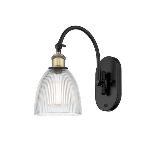 Innovations - 518-1W-BAB-G382 - One Light Wall Sconce - Ballston - Black Antique Brass