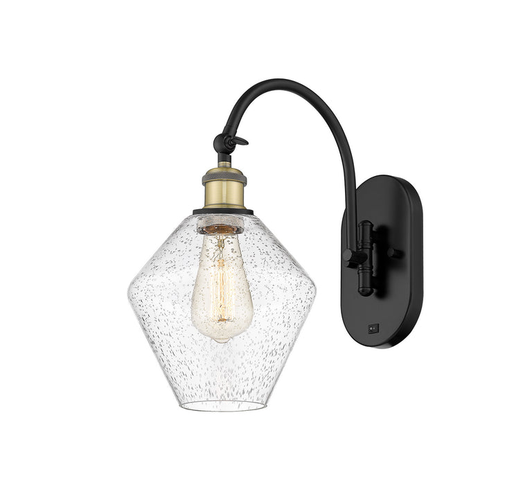 Innovations - 518-1W-BAB-G654-8 - One Light Wall Sconce - Ballston - Black Antique Brass