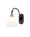 Innovations - 518-1W-BAB-GBC-81 - One Light Wall Sconce - Ballston - Black Antique Brass