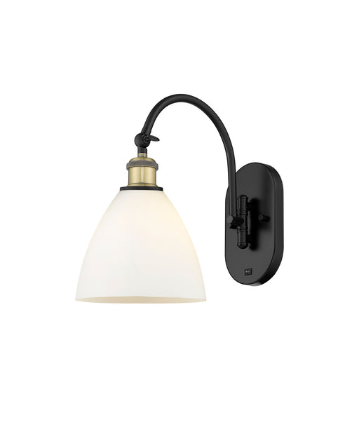 Innovations - 518-1W-BAB-GBD-751 - One Light Wall Sconce - Ballston - Black Antique Brass