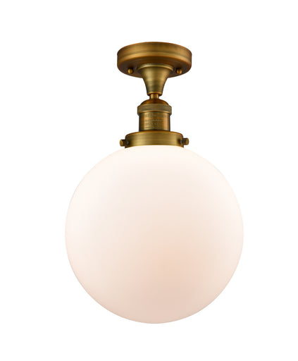 One Light Semi-Flush Mount