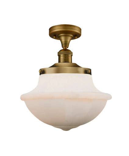 One Light Semi-Flush Mount