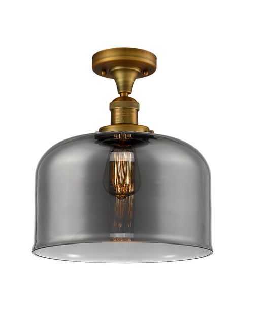 Innovations - 517-1CH-BB-G73-L-LED - LED Semi-Flush Mount - Franklin Restoration - Brushed Brass