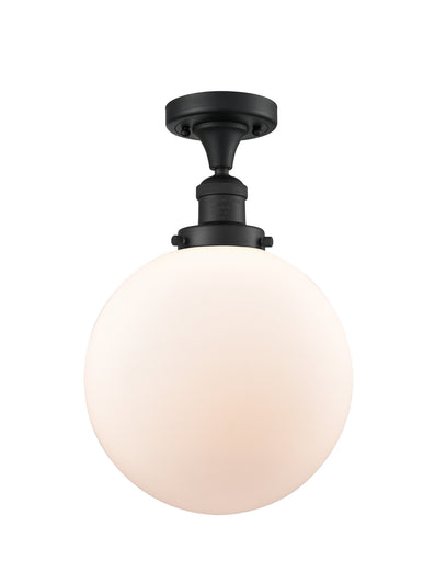 One Light Semi-Flush Mount