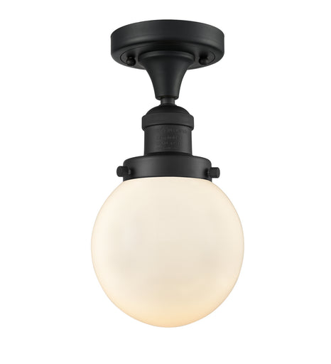 One Light Semi-Flush Mount