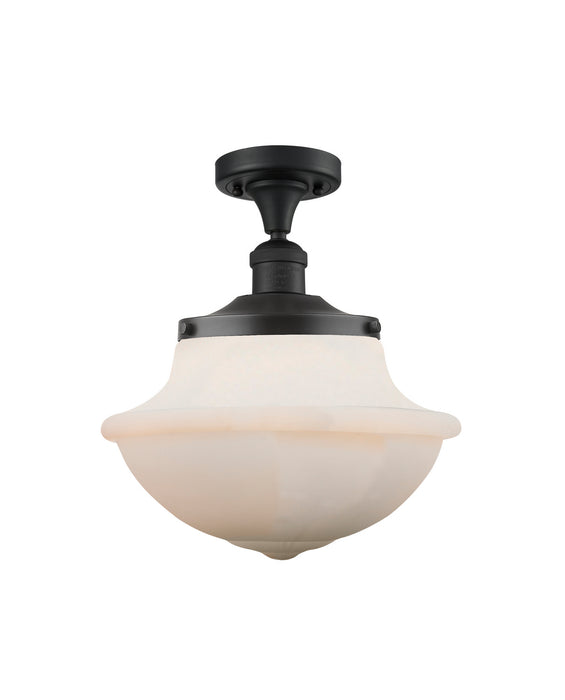 Innovations - 517-1CH-BK-G541 - One Light Semi-Flush Mount - Franklin Restoration - Matte Black