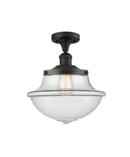 One Light Semi-Flush Mount