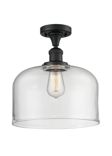 One Light Semi-Flush Mount