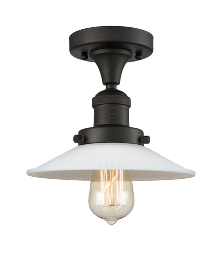 One Light Semi-Flush Mount