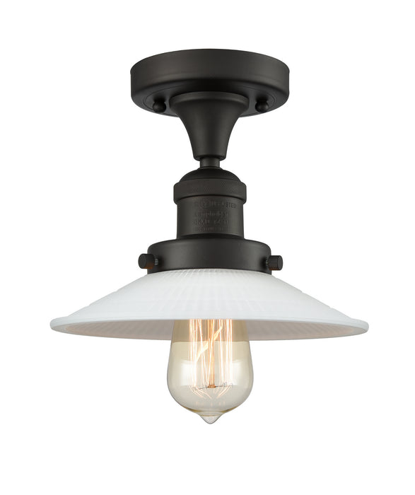 Innovations - 517-1CH-OB-G1-LED - LED Semi-Flush Mount - Franklin Restoration - Oil Rubbed Bronze