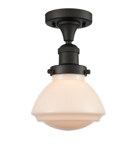 One Light Semi-Flush Mount