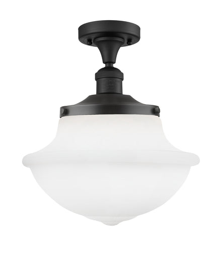 One Light Semi-Flush Mount