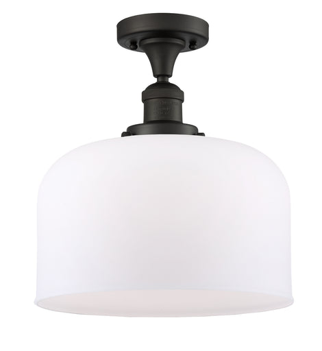 One Light Semi-Flush Mount