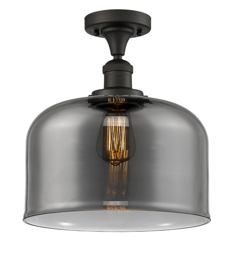 One Light Semi-Flush Mount