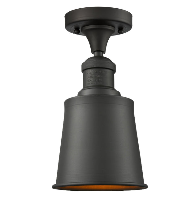 Innovations - 517-1CH-OB-M9-OB - One Light Semi-Flush Mount - Franklin Restoration - Oil Rubbed Bronze